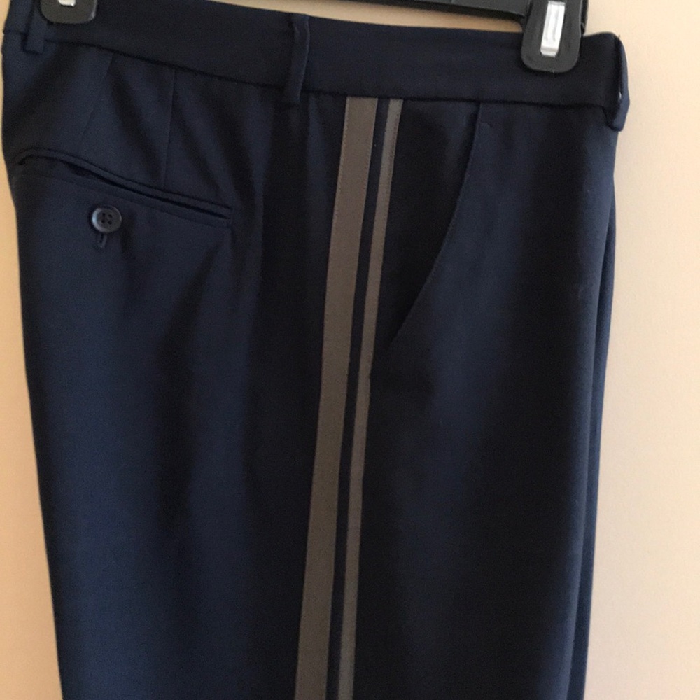 Vince pants navy and grey side pockets